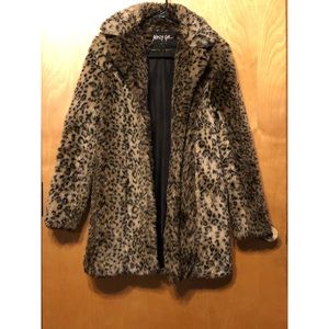 Cheetah Print Coat